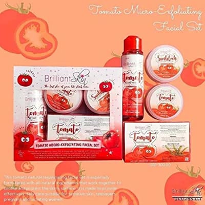 Brilliant Skin Tomato Natural Facial Set saffronskins.com™ 
