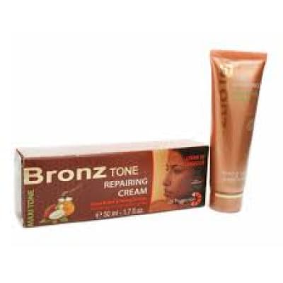 Bronze Tone Cream Tube 50g saffronskins.com™ 