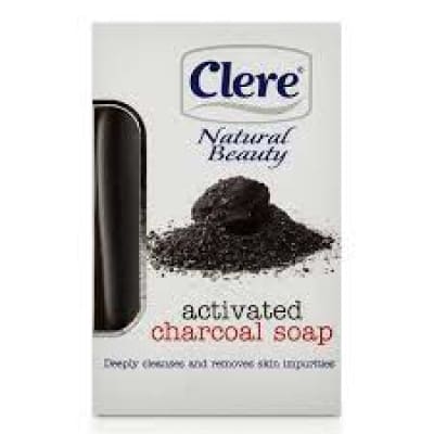 Clere Natural Beauty Activated Charcoal Soap