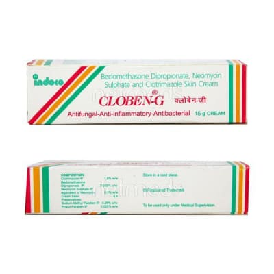 Cloben G Cream 15gm saffronkart 