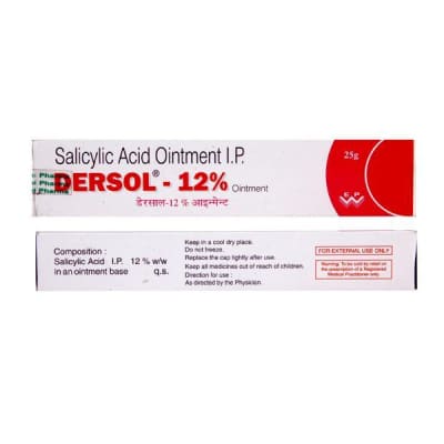 Dersol-12% Ointment 25gm saffronkart 