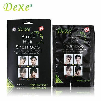 Dexe Black Hair Magic Shampoo For Men & Women 5 x 25ml 