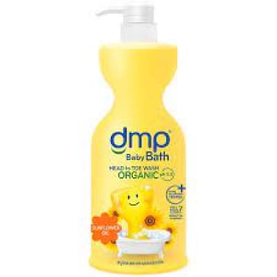DMP Baby Bath Head To Toe Wash Organic Sunflower Oil
