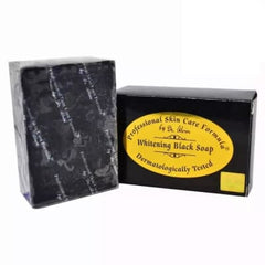 Dr Alvin Whitening Black Soap saffronskins.com 