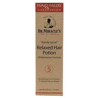 Dr. Miracles Relaxed Hair Potion 5 Oil Moisturizer Formula 177ml saffronskins.com 