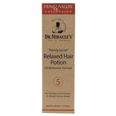 Dr. Miracles Relaxed Hair Potion 5 Oil Moisturizer Formula 177ml saffronskins.com 