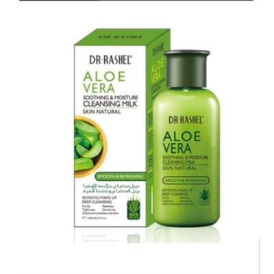 DR. Rashel Aloe Vera Soothing & Moisture Cleansing Milk saffronskins.com™ 