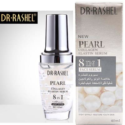 DR. Rashel Pearl Collagen Elastin Serum 8 In 1 Face Serum 40gm saffronskins.com™ 