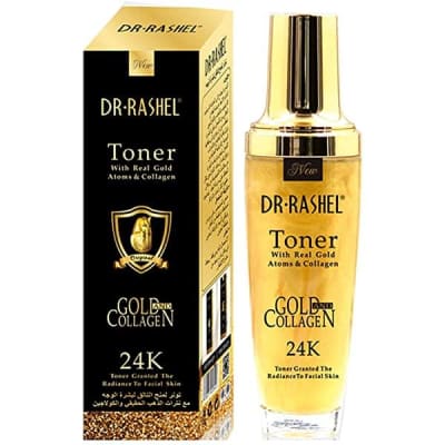 DR. Rashel Toner With Real Gold & Collagen 24K Toner Granted The Radiance To Facial Skin 120ml saffronskins.com™ 