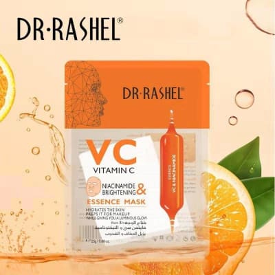 DR. Rashel Vitamin C Niacinamide & Brightening Essence Mask saffronskins.com™ 