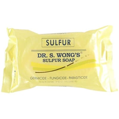 Dr. Wong Sulfur Soap 80gm saffronskins.com 