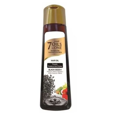 Emami 7 Oils In One Hair Oil Premature Grey Hair 300ml saffronskins.com 