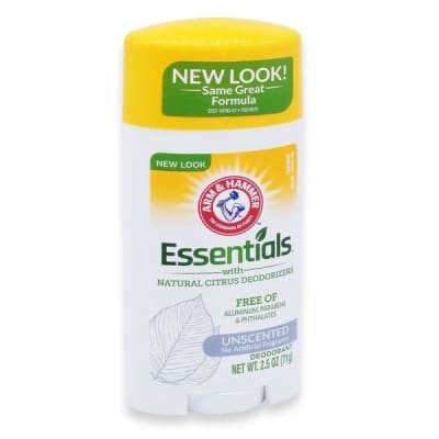 Essentials Natural Deodorant Unscented 71gm saffronskins.com™ 