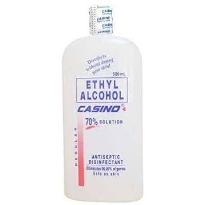 Ethyl Alcohol Casino 70% Solution Regular 500ml