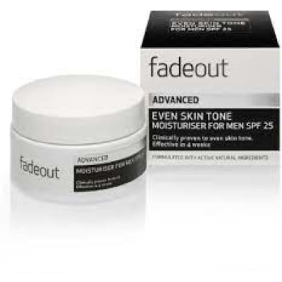 Fadeout Advanced Whitening Moisturiser For Men SPF25 50ml