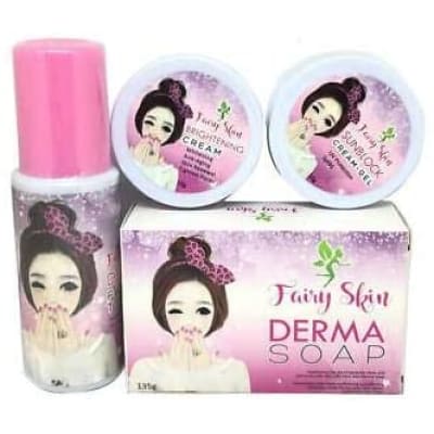 Fairy Skin Derma Facial set (Pink) saffronskins.com 