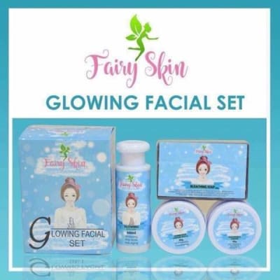 Fairy skin Glowing Facial Kit (Blue) saffronskins.com 