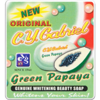 C.Y.Gabriel Green Papaya Genuine Whitening Soap
