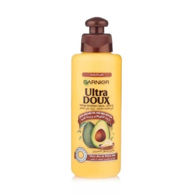 Garnier Ultra Doux Avocado Oil & Shea Butter Intense Nourishment Leave-In Cream, 200 ml saffronskins.com 