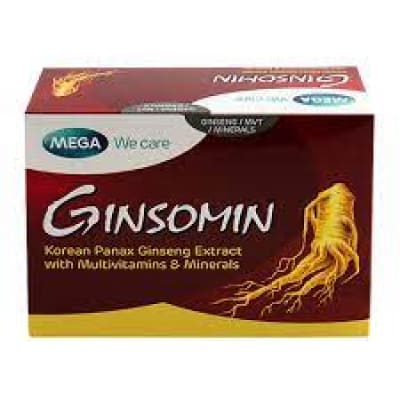 Ginsomin Korean Panax Ginseng Extract With Multivitamins & 