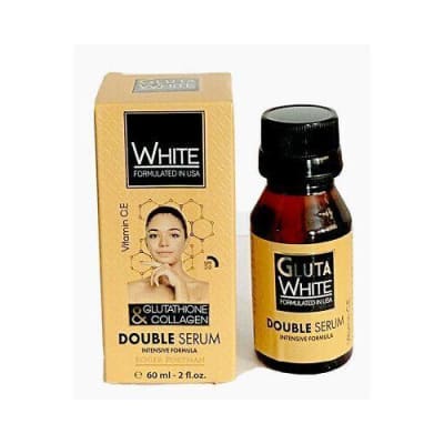 Gluta White Glutathione Collagen Double Serum 60ml saffronskins.com™ 
