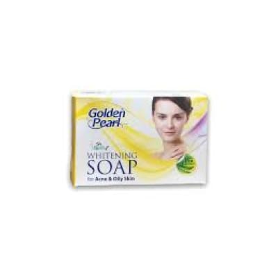 Golden Pearl Whitening Soap Oily Skin saffronskins.com™ 