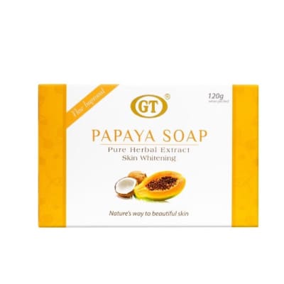 GT Papaya Soap Pure Herbal Extract Skin Whitening 120g
