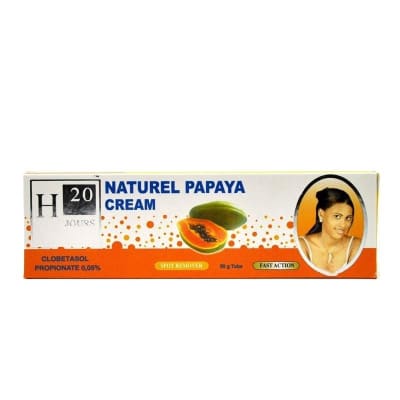 H20 Jours Natural Papaya Cream dark spots 50g saffronskins.com 