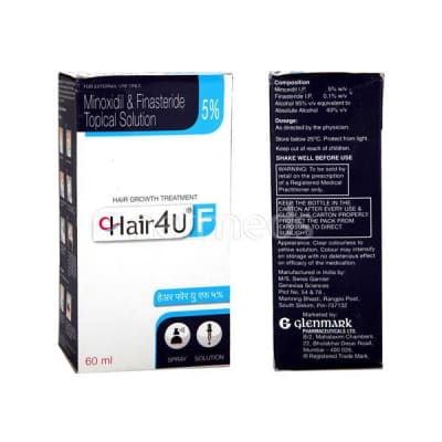 Hair 4U F 5% Spray/Solution 60ml saffronskins 