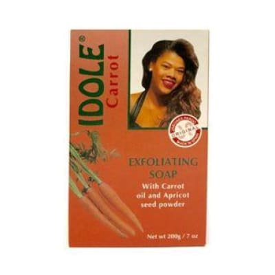 Idole Carrot Exfoliating Soap 200gm saffronskins.com™ 