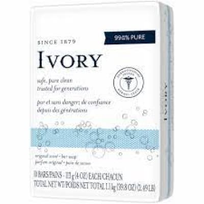 Ivory Original Scent Bar Soap 113g 10Bars