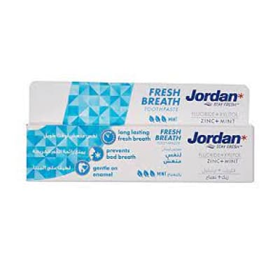 Jordan Fresh Breath Toothpaste 75ml saffronskins.com™ 