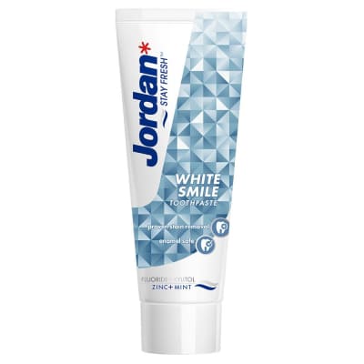 Jordan White Smile Mint Toothpaste 75ml saffronskins.com™ 