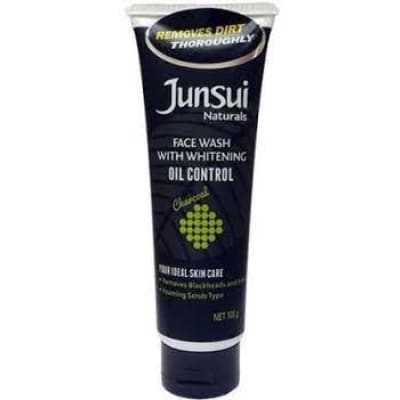 Junsui Face Wash With Whitening Oil Control Charcoal 100g