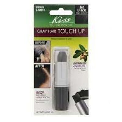 Kiss Quick Cover Grey Hair Touch Up Jet Black Stick Type 6g