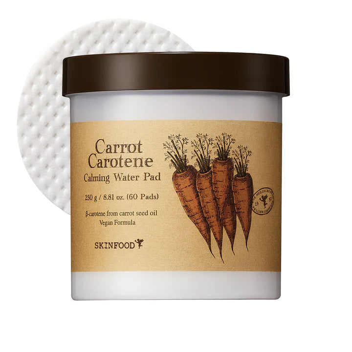 Skinfood 100% Vegan Carrot Carotene Calming & Moisturizing Water Pad 250g