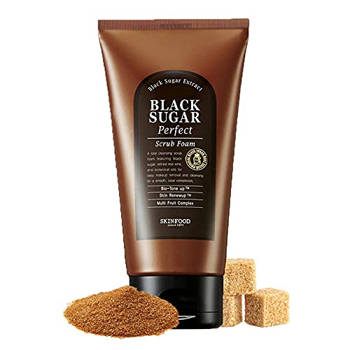 Skinfood Black Sugar Detoxifying Pore Cleansing Scrub Foam 180ml