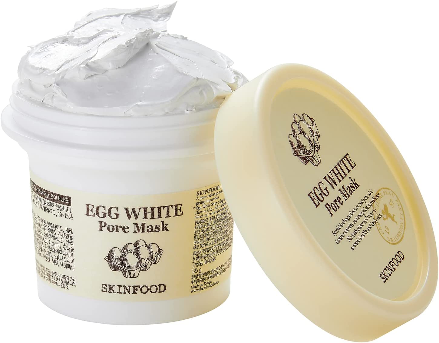Skinfood Egg White Pore Cleansing & Tightening Mask Wash Off 125g