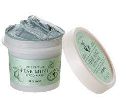 Skinfood Pear Mint Pore & Sebum Clearing Wash Off Food Mask 120g