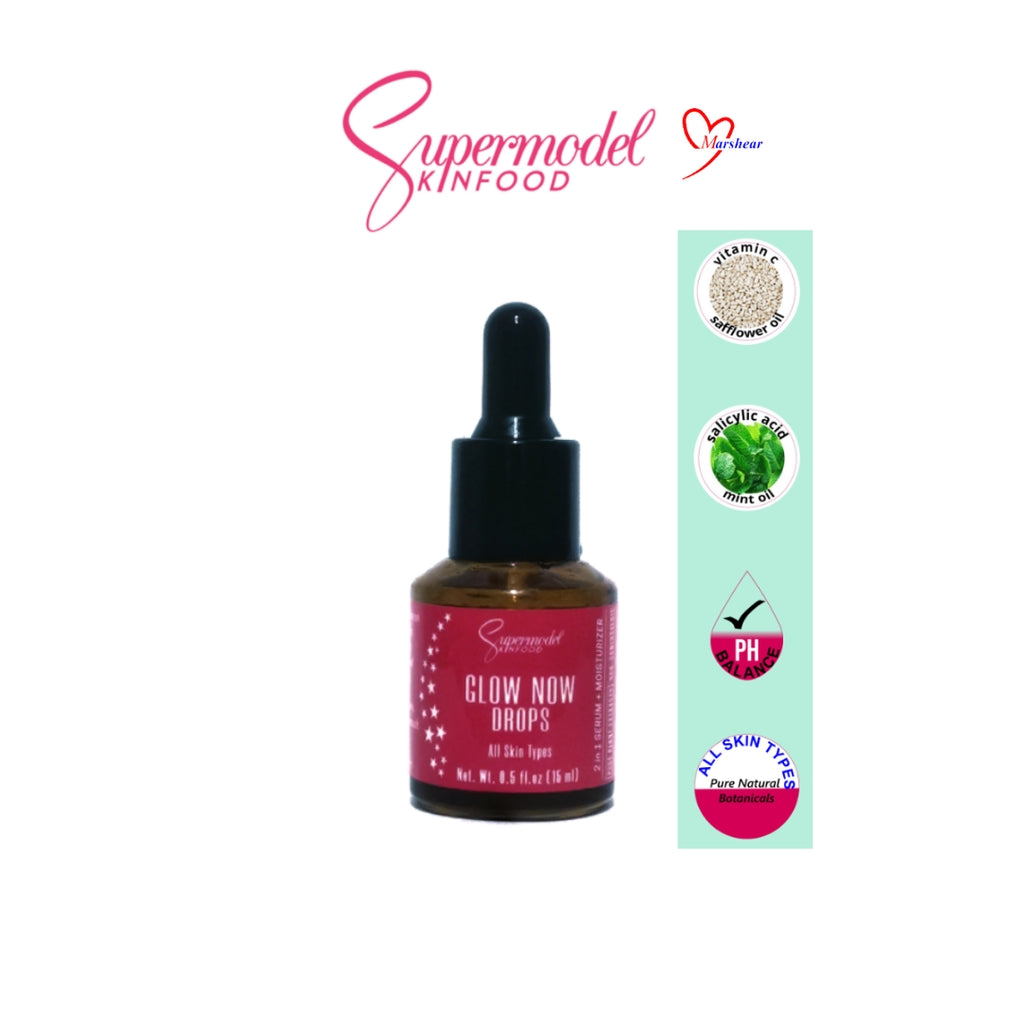 Supermodel Skinfood Glow Now Drops Serum Moisturiser 15ml