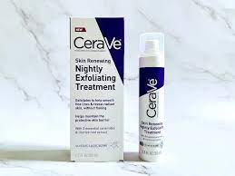 Cerave Skin Renewing Nightly Exfoliating Treatment with 5% blend of Glycolic Acid and Lactic Acid 50ml