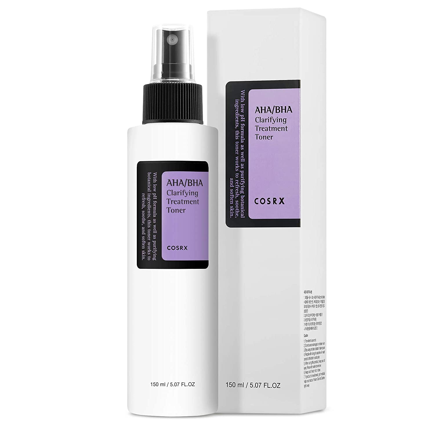 cosrx official AHA/BHA Clarifying Treatment Toner 150ml