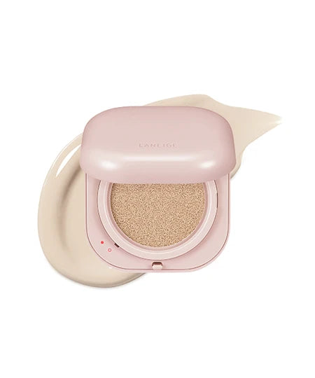 Laneige Neo Cushion Glow (15g x2)- Natural Glow, Lasting Coverage, Cushion Foundation Full Coverage for All Skin Types