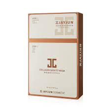 JayJun Collagen Skin Fit 2 Steps Facial Mask Korea Plant Stem Cell Firming Moisturize Anti-Aging with Ginseng (10pcs)