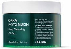 JAYJUN OKRA PHYTO MUCIN Deep Cleansing Oil Pad 160ml (60pads)