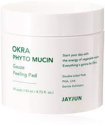 JAYJUN OKRA PHYTO MUCIN Cauze Peeling Pad 140ml (60pads)