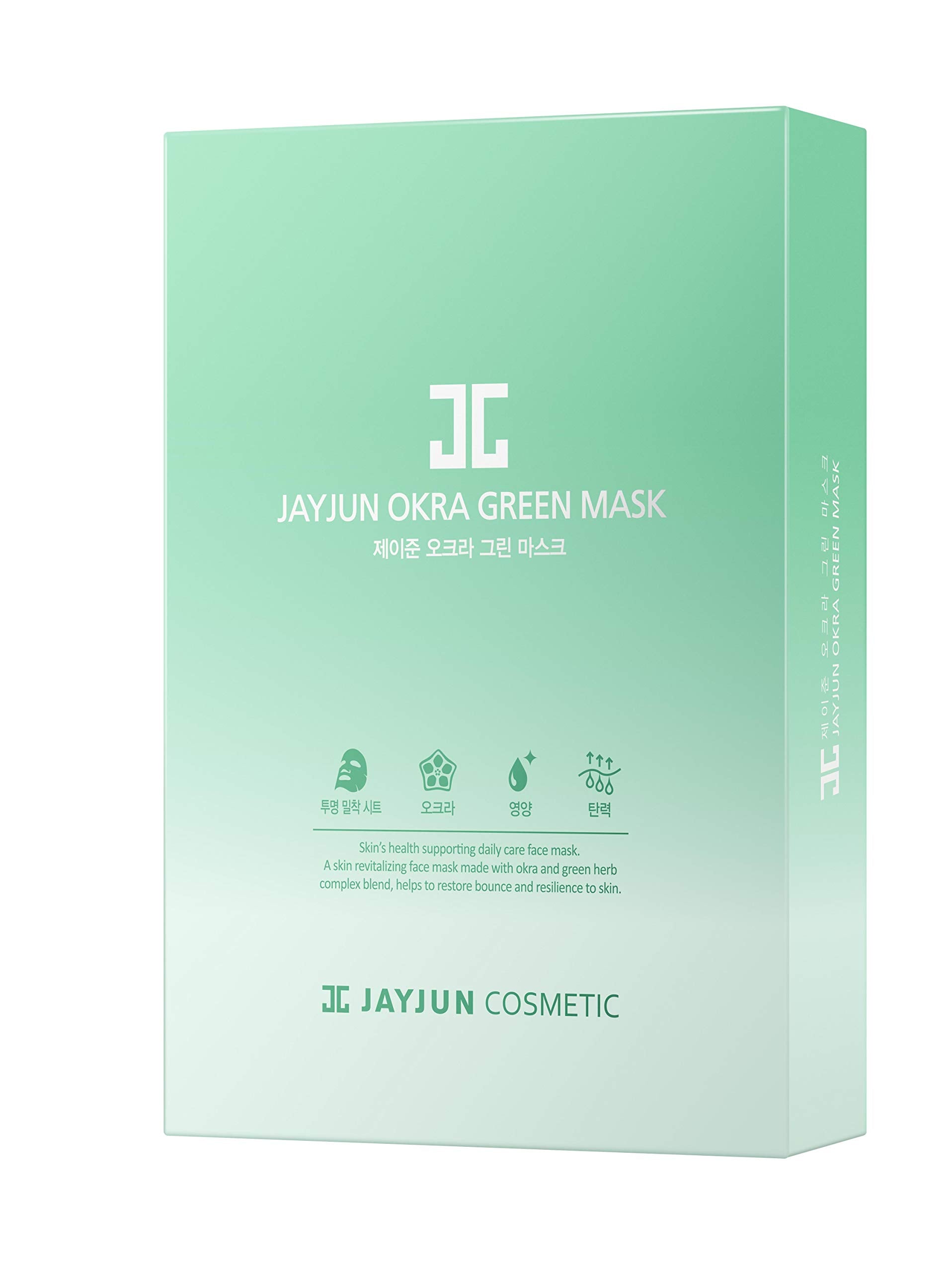 JAYJUN OKRA GREEN MASK 10 SHEETS