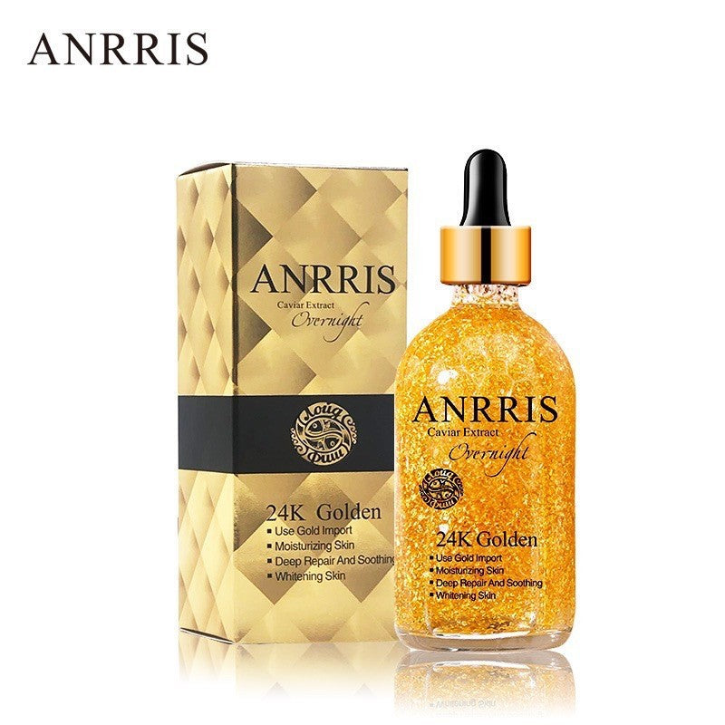 Korea ANRRIS Caviar Essence 24K Gold Essence Moisturizing Soothing Serum 100ml