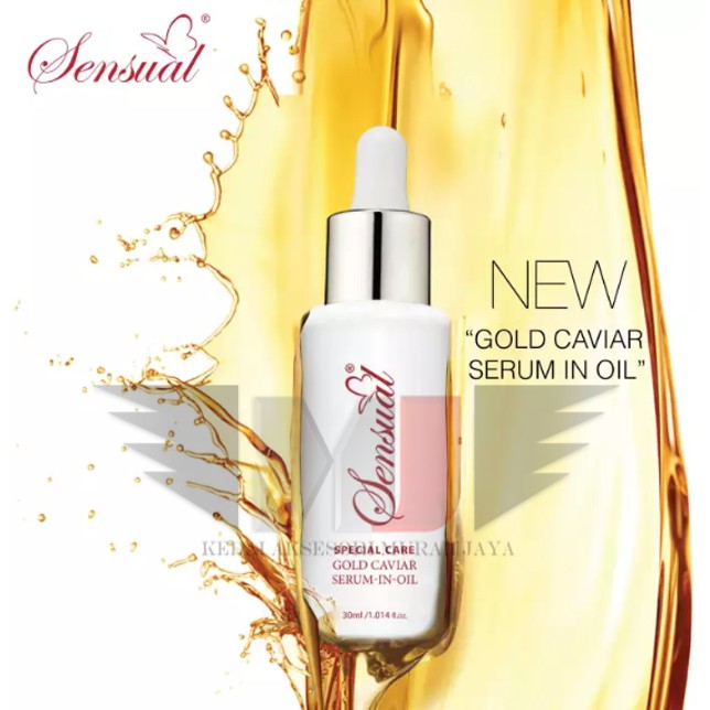 100% Ori Sensual Skincare Gold Caviar Serum-In-Oil 30ml