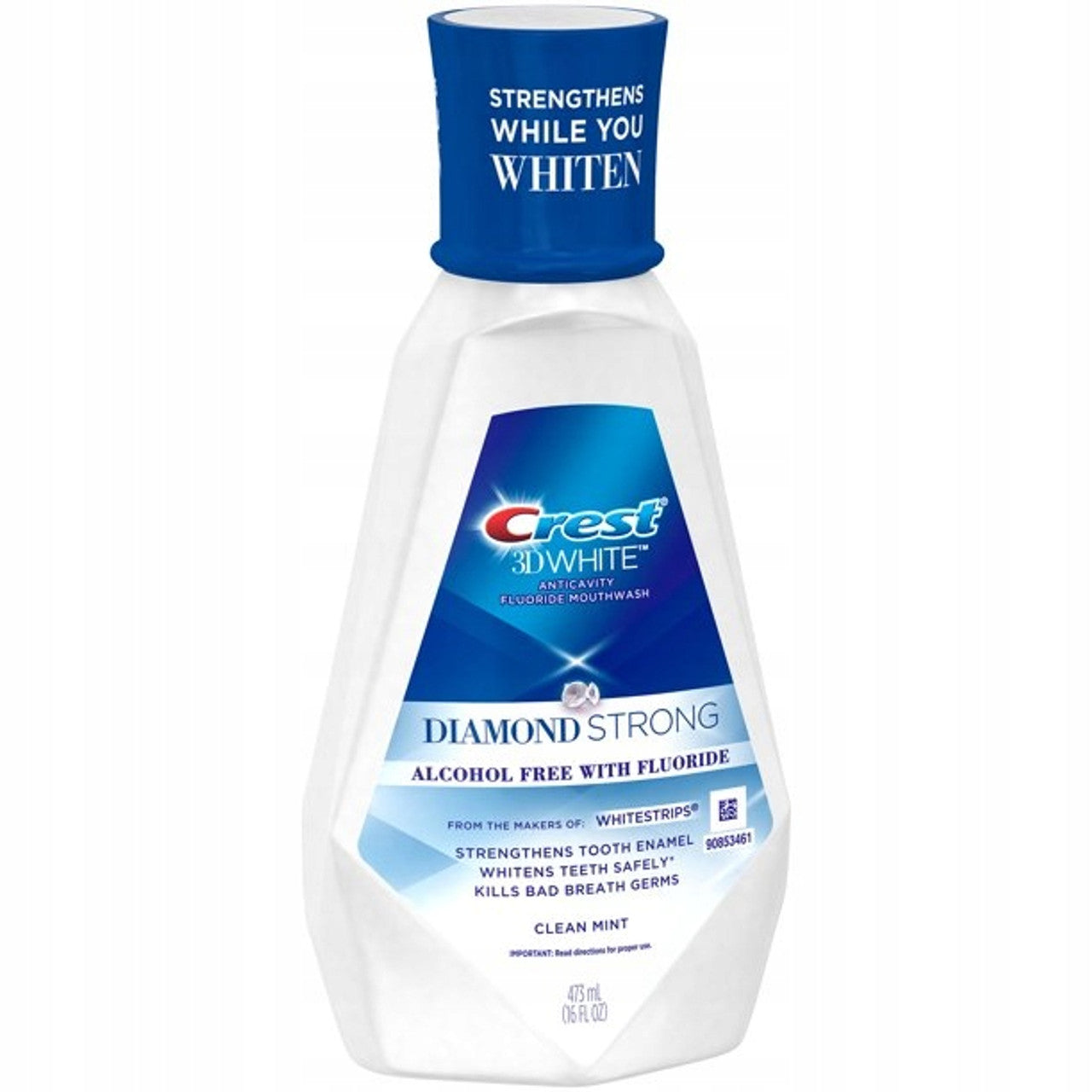 Crest Mouthwash Diamond strong Alcohol Free 500ml